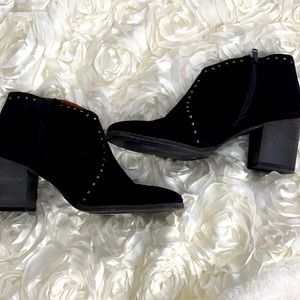Frye Nora Suede Studded Booties